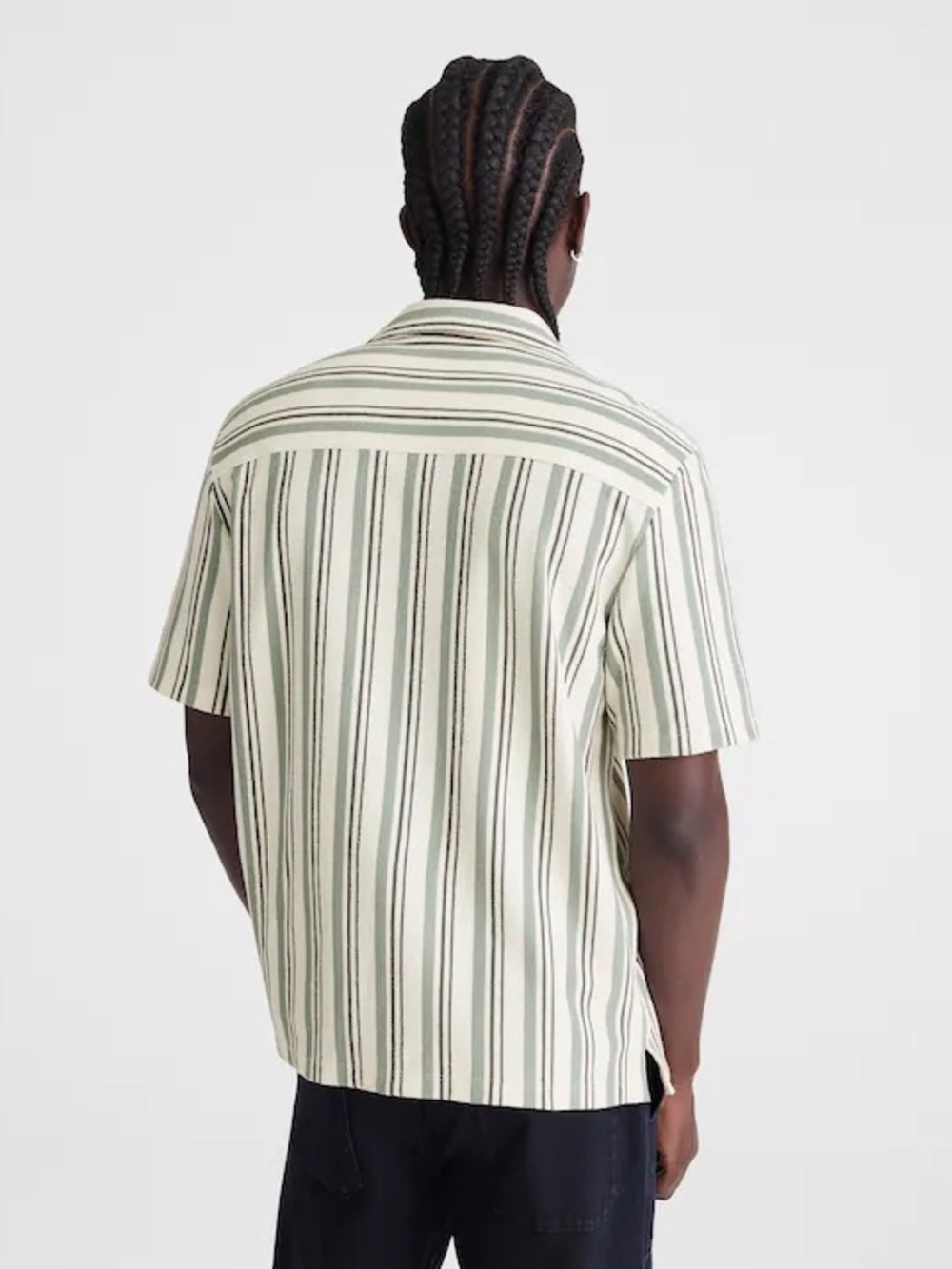 Madewell The Camp Shirt in Seaport Terry Frosted Cypress Size L NWD $98
0A074 - Picture 5 of 12